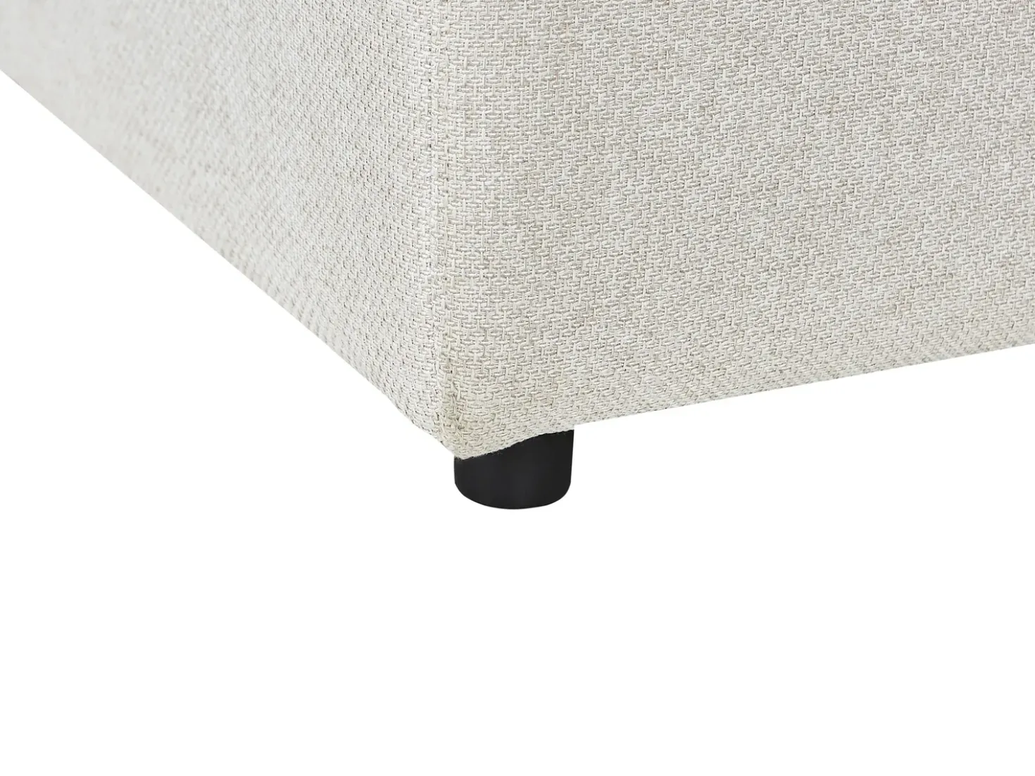 Ottomana INNVIK Tessuto Beige chiaro