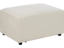 Ottomana KOHLO Tessuto Beige chiaro