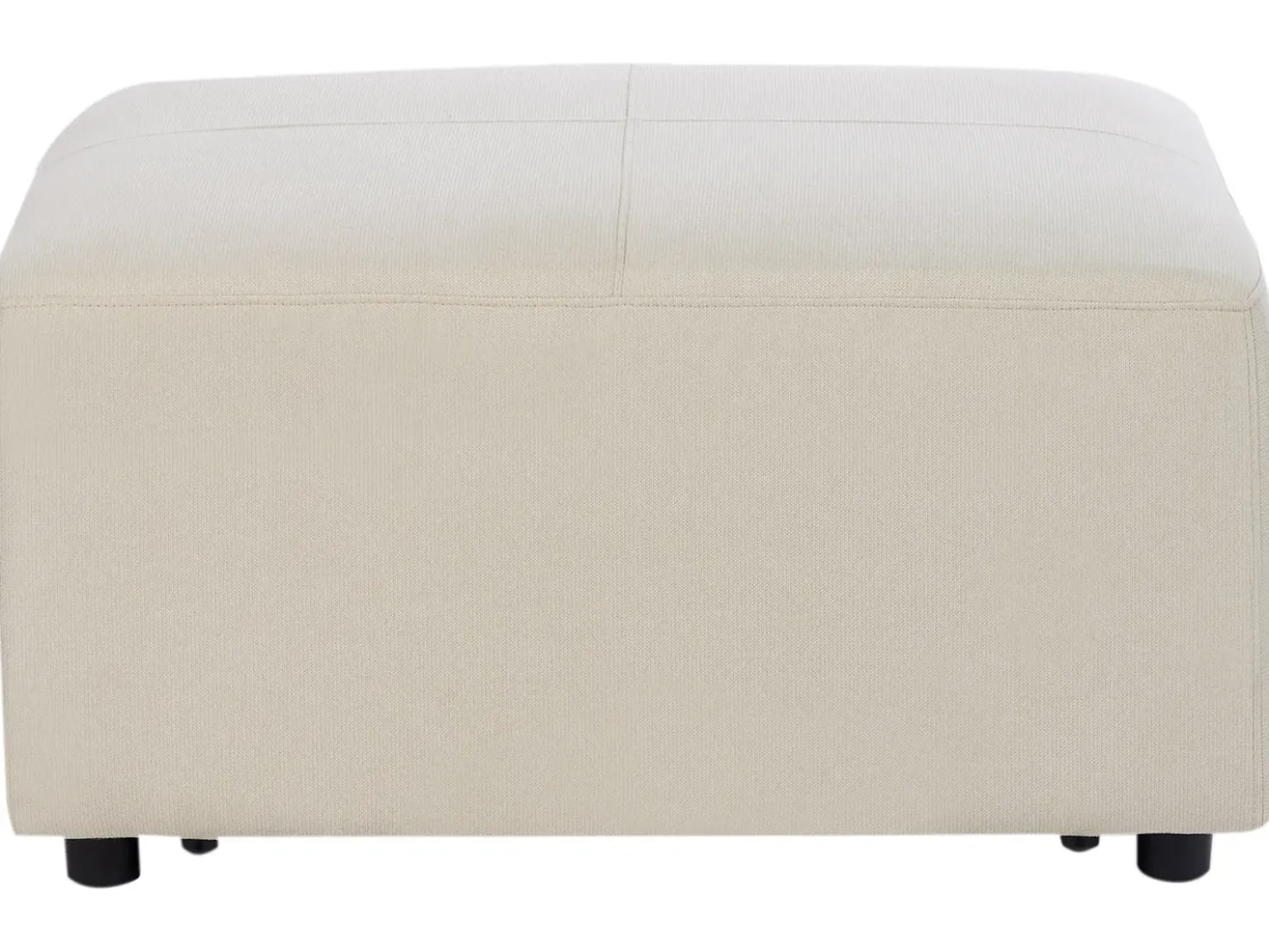Ottomana KOHLO Tessuto Beige chiaro