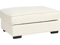 Ottomana KOLDING Bouclé Beige chiaro