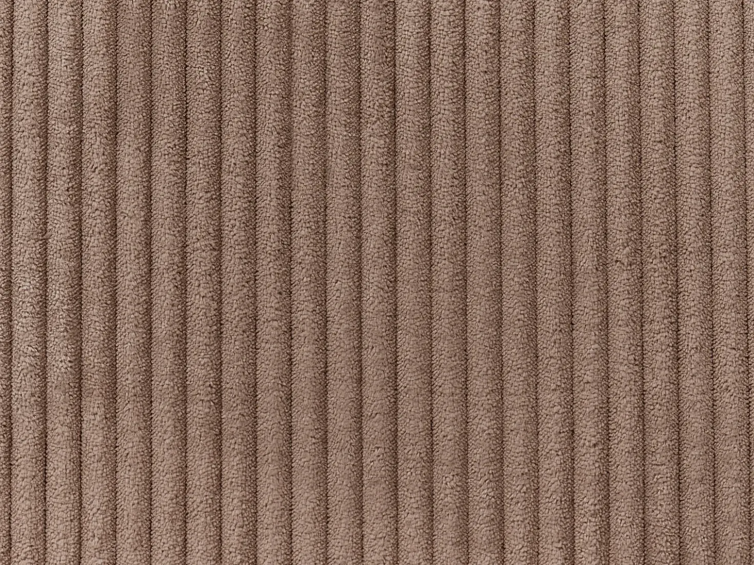 Ottomana LEMVIG Velluto a coste Beige sabbia