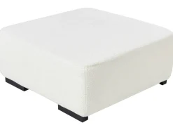 Ottomana LUNGO Bouclé Bianco