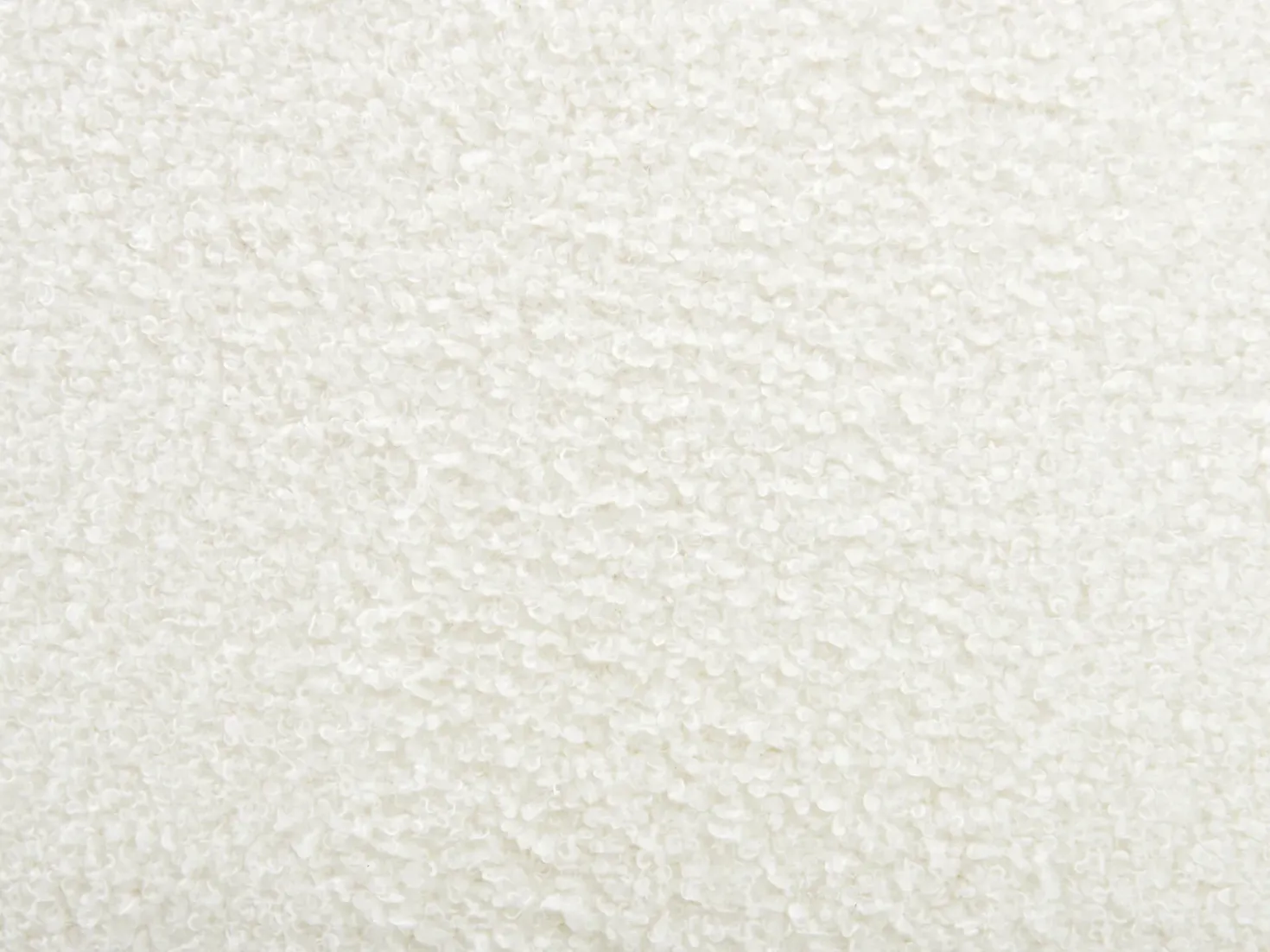 Ottomana LUNGO Bouclé Bianco