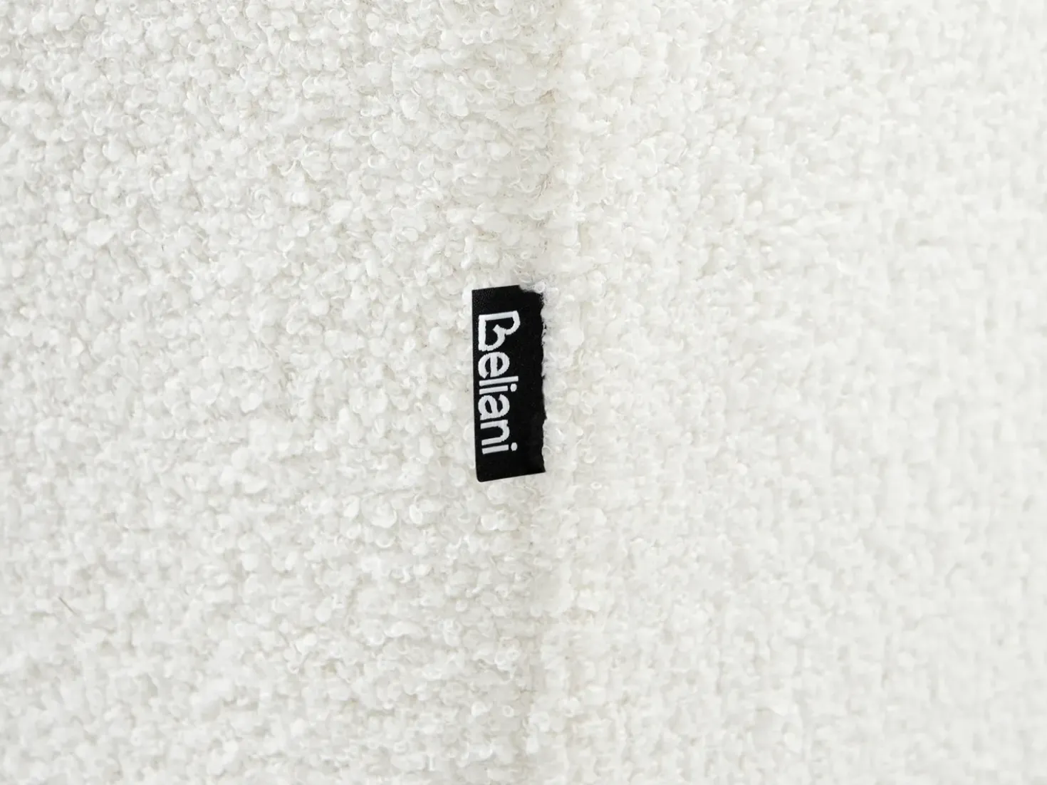 Ottomana LUNGO Bouclé Bianco