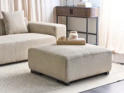 Ottomana LUNGO Velluto a coste Beige