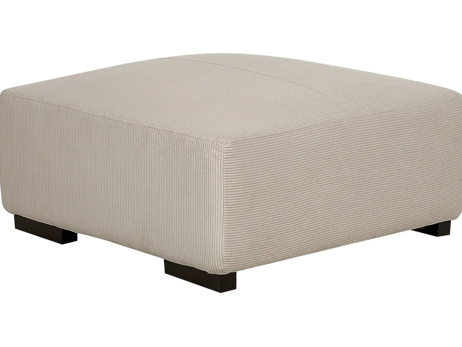 Ottomana LUNGO Velluto a coste Beige