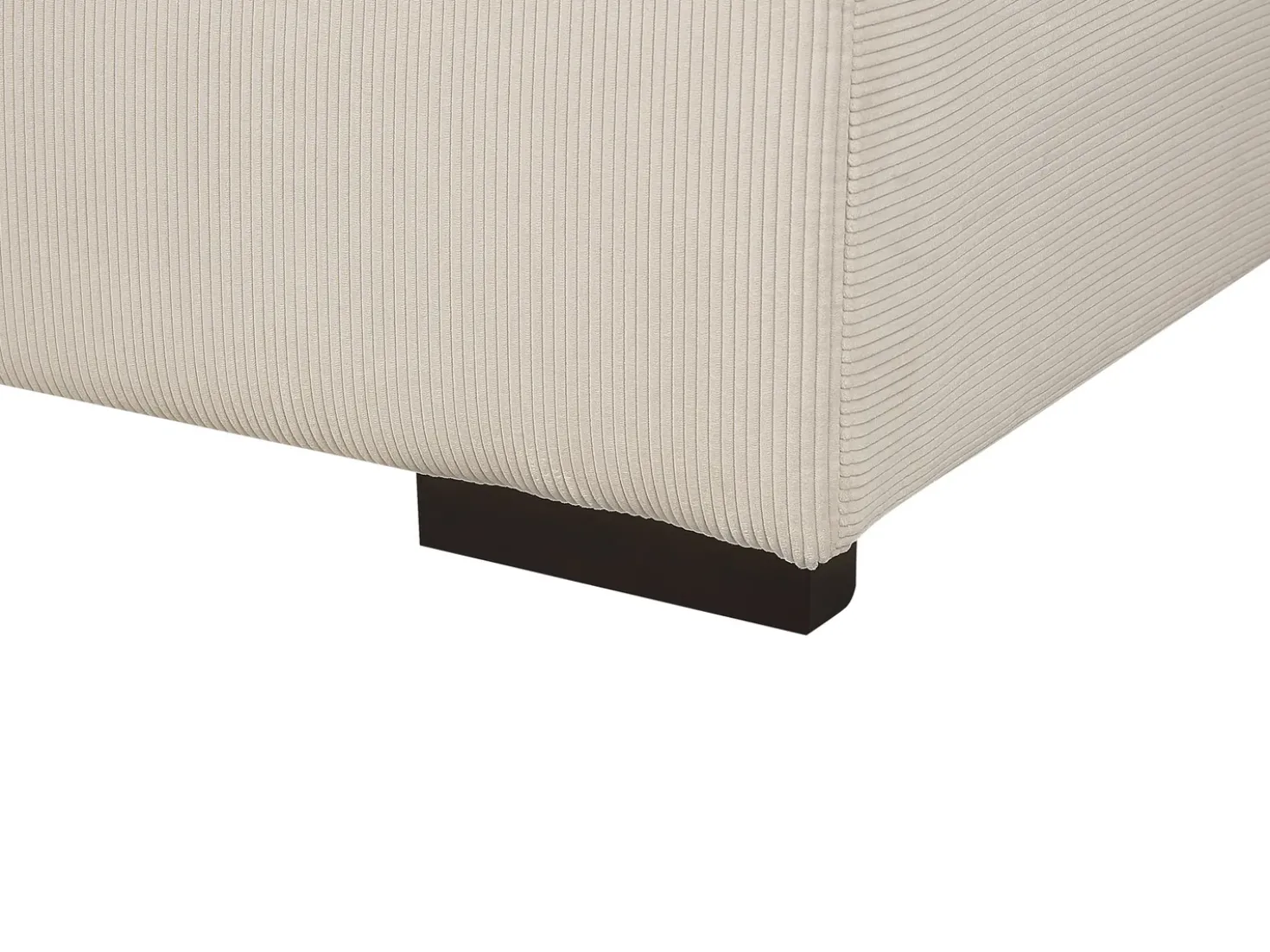 Ottomana LUNGO Velluto a coste Beige
