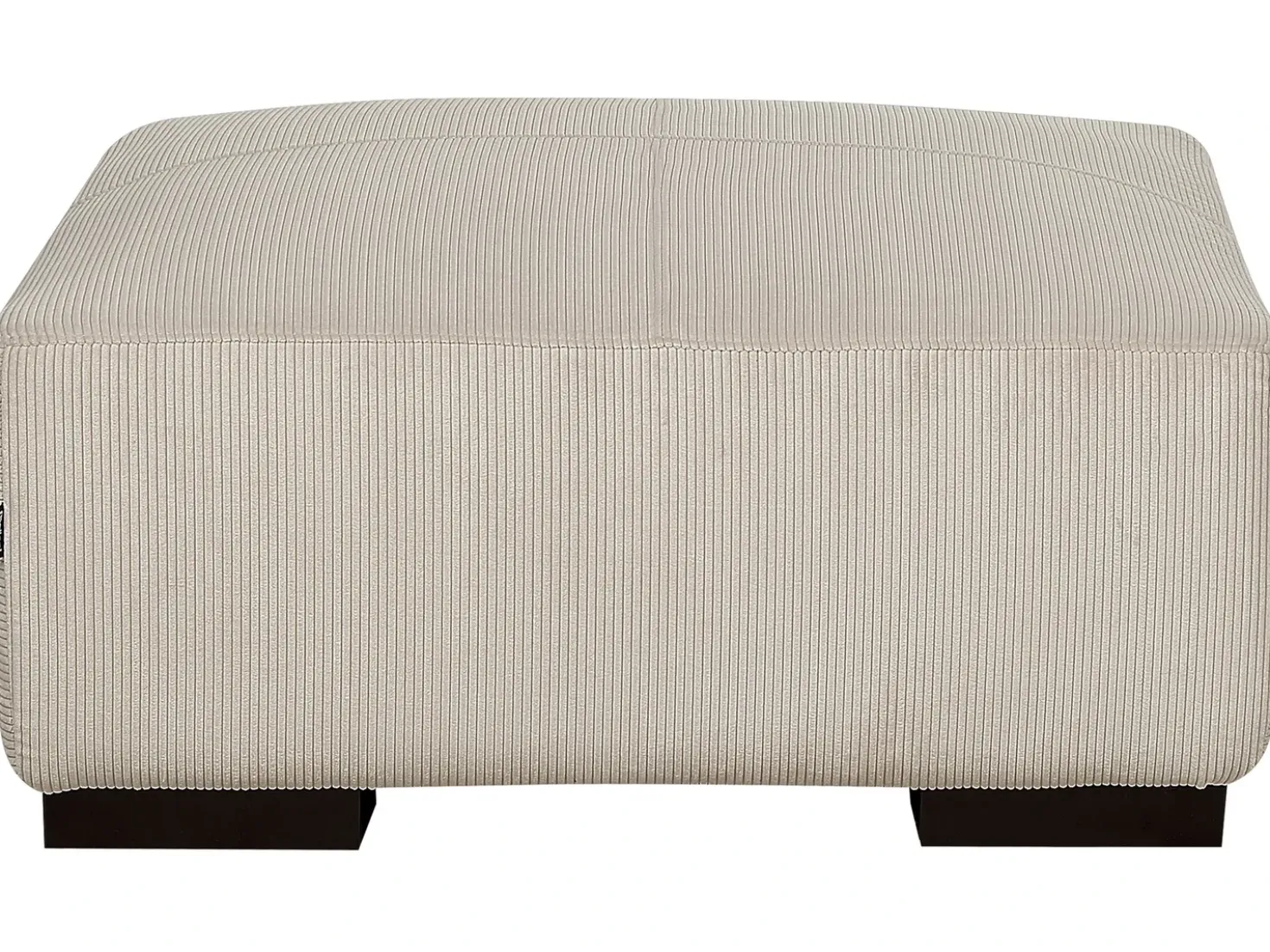Ottomana LUNGO Velluto a coste Beige