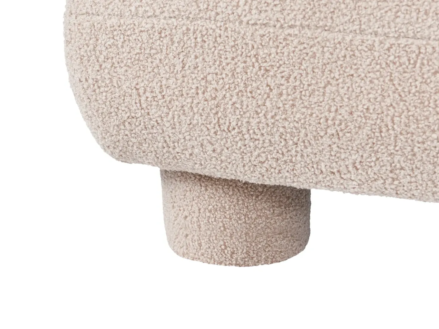 Ottomana MJALBI Bouclé Beige