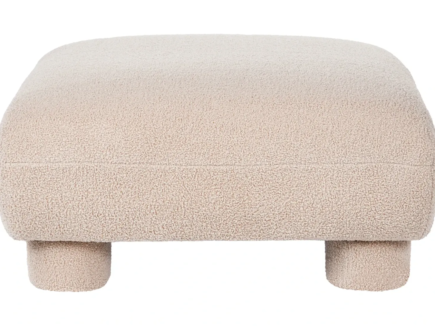 Ottomana MJALBI Bouclé Beige