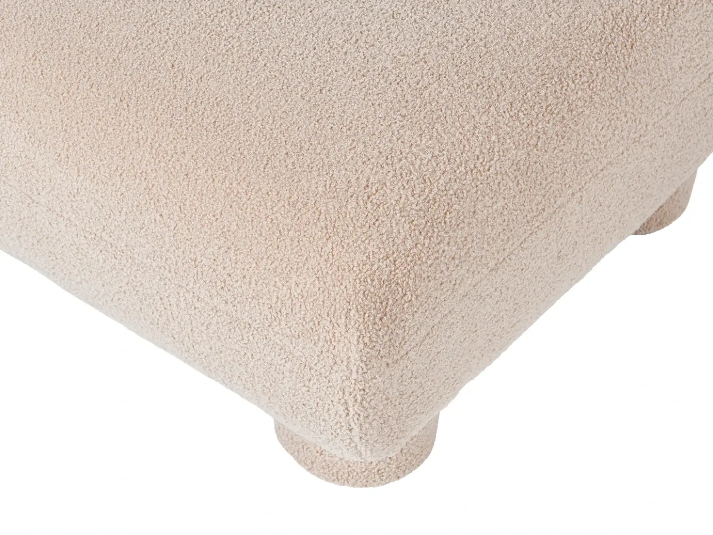 Ottomana MJALBI Bouclé Beige