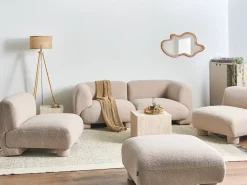 Ottomana MJALBI Bouclé Beige