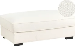 Ottomana RENDERS Bouclé Bianco sporco