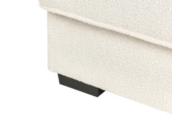 Ottomana RENDERS Bouclé Bianco sporco