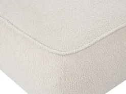 Ottomana SALLA Bouclé Bianco sporco