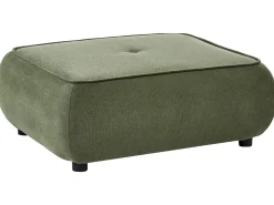 Ottomana SALLA Tessuto Verde