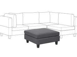Ottomana UNSTAD Tessuto Grigio scuro