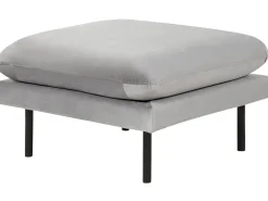 Ottomana VINTERBRO Velluto Grigio