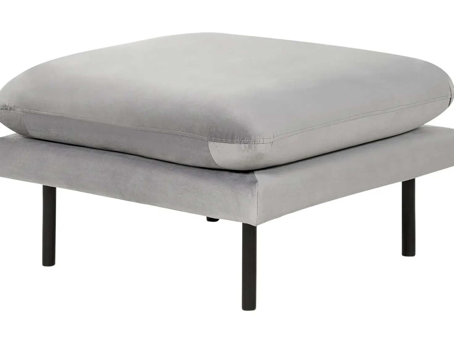 Ottomana VINTERBRO Velluto Grigio