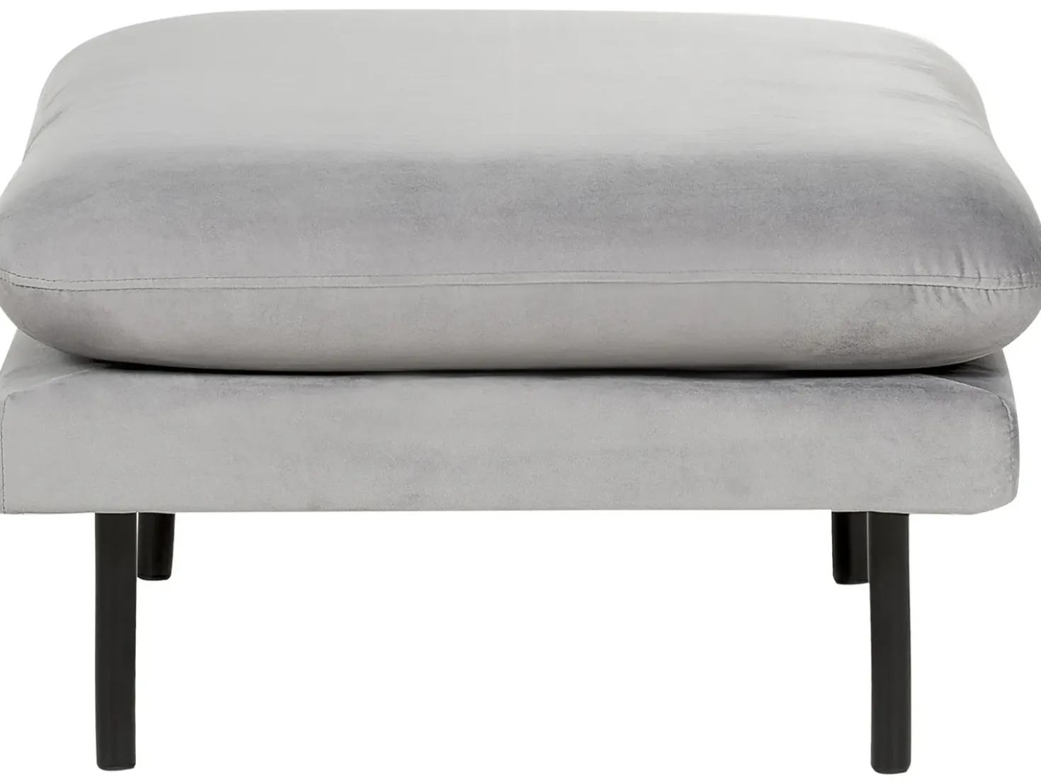 Ottomana VINTERBRO Velluto Grigio