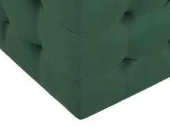 Ottomano contenitore MICHIGAN Velluto Verde scuro