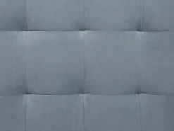 Ottomano contenitore MICHIGAN Velluto Grigio chiaro