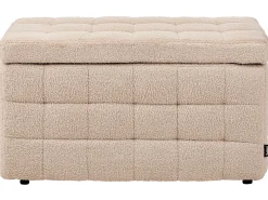 Ottomano contenitore MICHIGAN Bouclé Beige