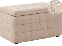 Ottomano contenitore MICHIGAN Bouclé Beige