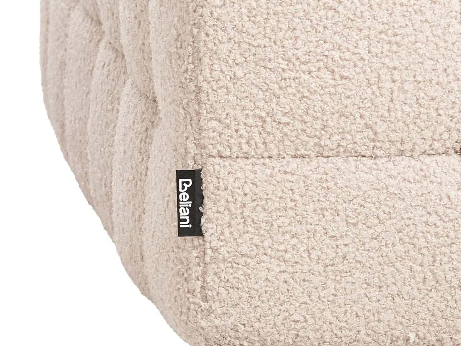 Ottomano contenitore MICHIGAN Bouclé Beige