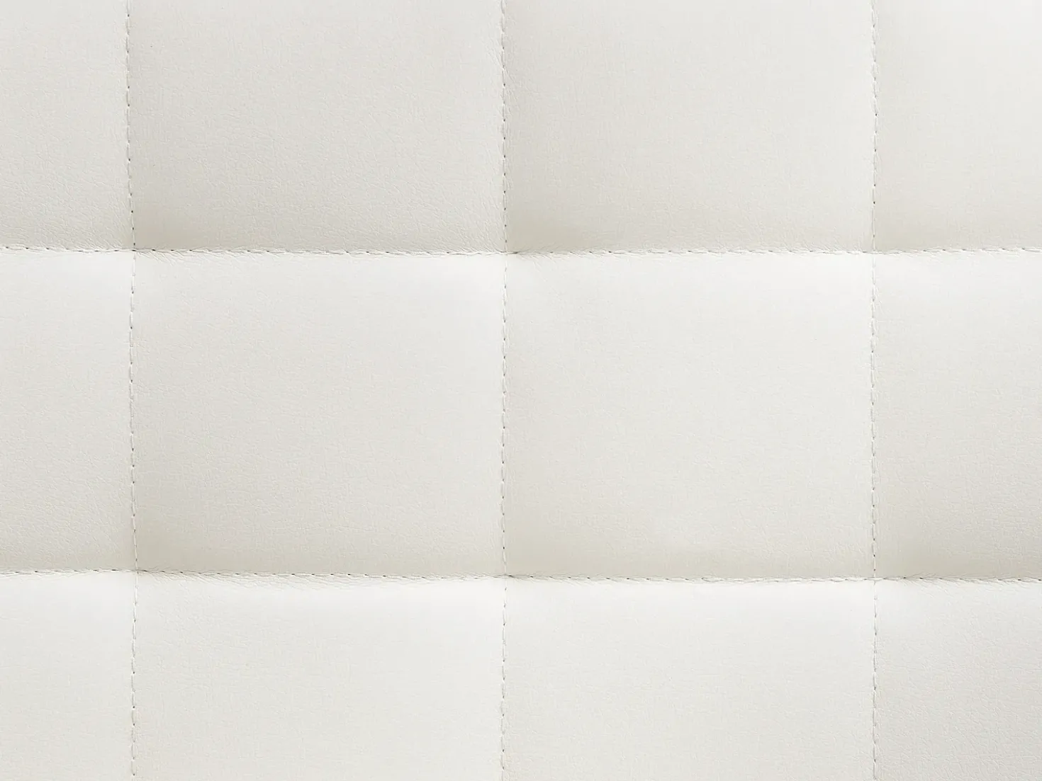 Ottomano contenitore MICHIGAN Pelle sintetica Bianco