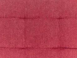 Ottomano contenitore MICHIGAN Tessuto Rosso