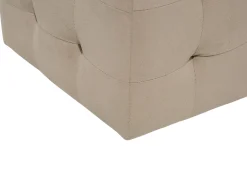 Ottomano contenitore MICHIGAN Velluto Marrone chiaro