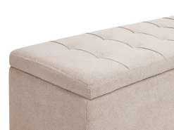 Ottomano contenitore OREM Tessuto Beige