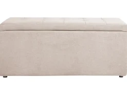 Ottomano contenitore OREM Tessuto Beige