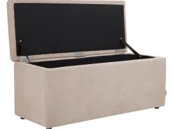 Ottomano contenitore OREM Tessuto Beige
