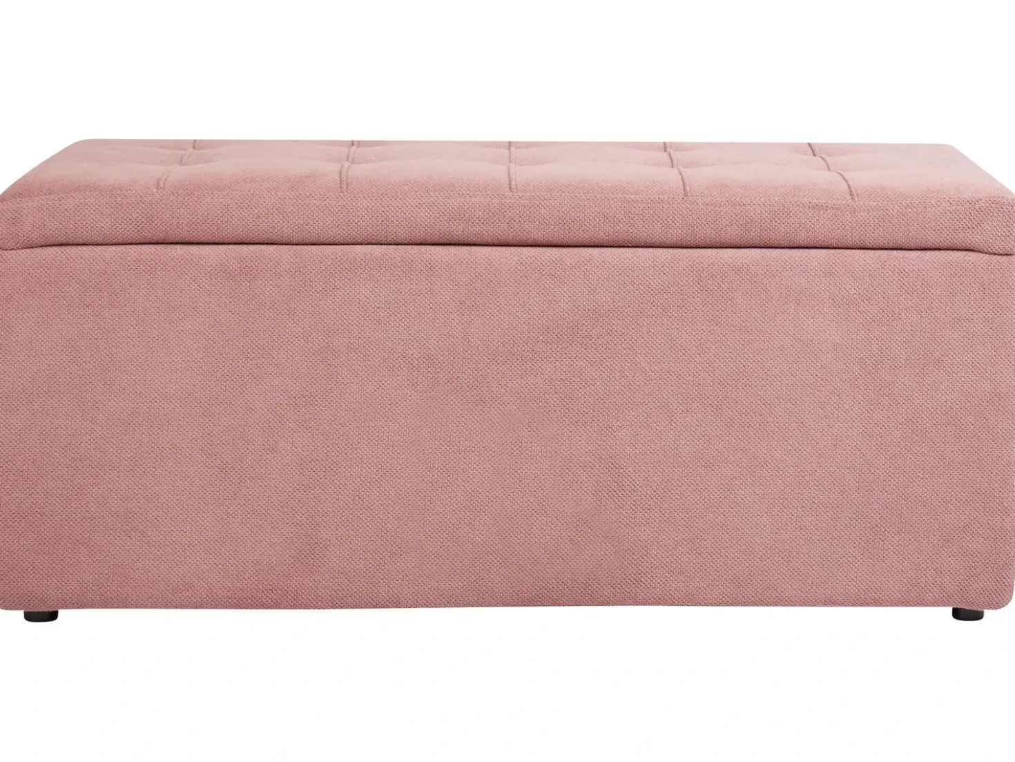 Ottomano contenitore OREM Tessuto Rosa