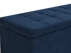 Ottomano contenitore OREM Tessuto Blu marino