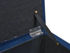 Ottomano contenitore OREM Tessuto Blu marino