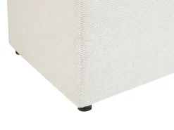 Ottomano contenitore OREM Tessuto Bianco sporco