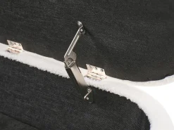 Panca contenitore imbottita OAKLEY Bouclé Bianco sporco