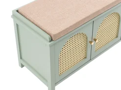 Panca contenitore per scarpe BENDIGO Verde menta