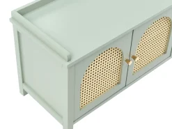 Panca contenitore per scarpe BENDIGO Verde menta