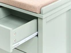 Panca contenitore per scarpe BENDIGO Verde menta