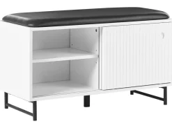 Panca contenitore per scarpe BATOCHE Bianco