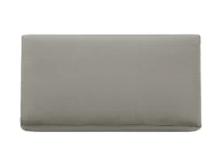 Panca da giardino con cuscino SALERNO 142 cm Metallo Grigio scuro