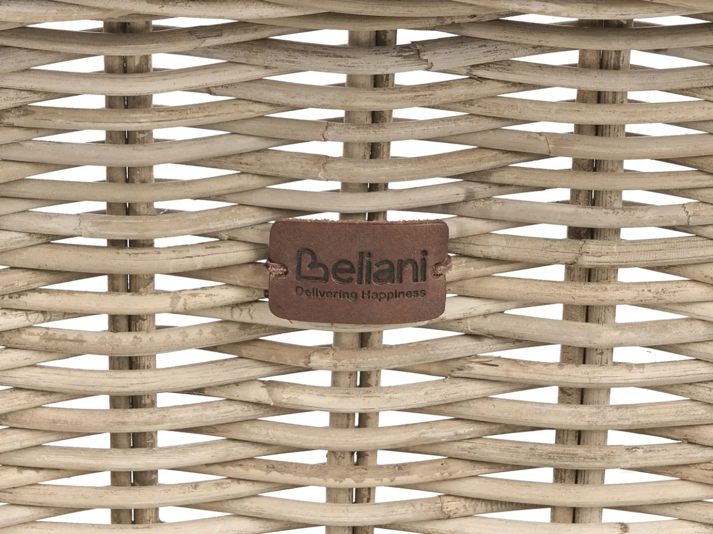Panca da giardino con cuscino SUSUA 189 cm Rattan Naturale