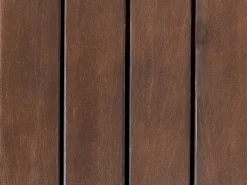 Panca da giardino con cuscino SOVANA 120 cm con contenitore Legno d'acacia Rosso
