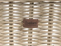 Panca da giardino con cuscino SUSUA 141 cm Rattan Naturale
