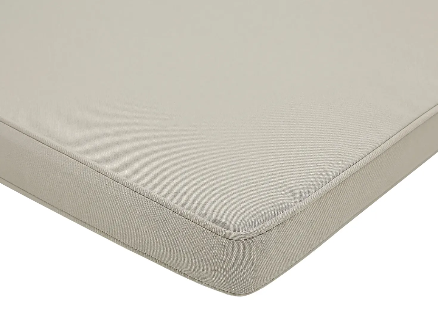 Panca da giardino con cuscino VIVARA 160 cm Legno di acacia certificato Beige