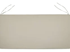 Panca da giardino con cuscino VIVARA 160 cm Legno di acacia certificato Beige